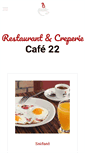 Mobile Screenshot of cafe22.cz